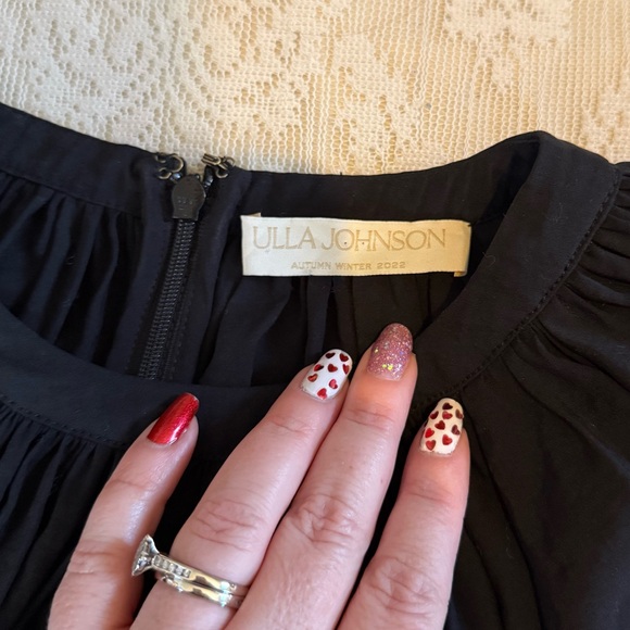 Ulla Johnson Cybil puff sleeve handkerchief hem  maxi dress - Picture 4 of 15